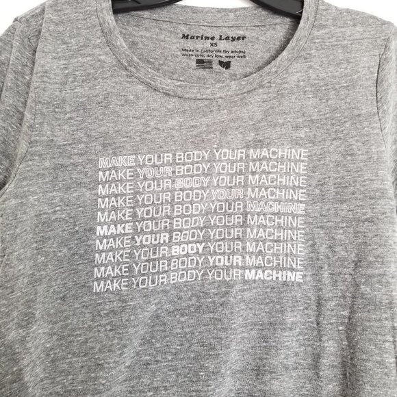 Marine Layer Make Your Body Your Machine T-Shirt - Picture 6 of 10
